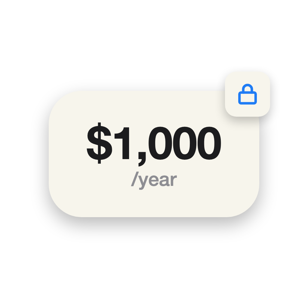 Locked-in Pricing for Life